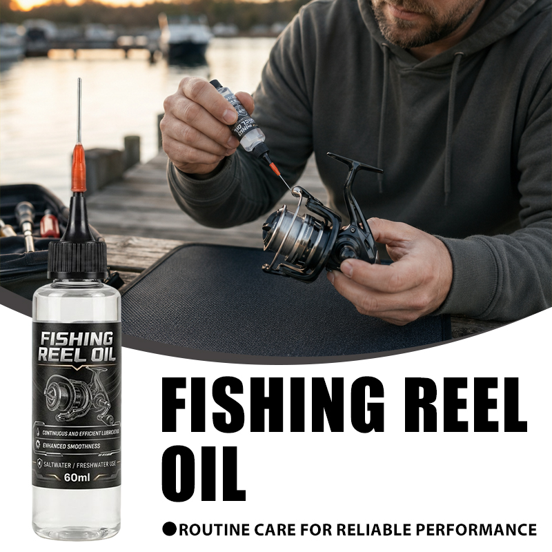 Spincast Reel - Vloeibare onderhoudsformule voor vismolens (olie/smeermiddel) voor