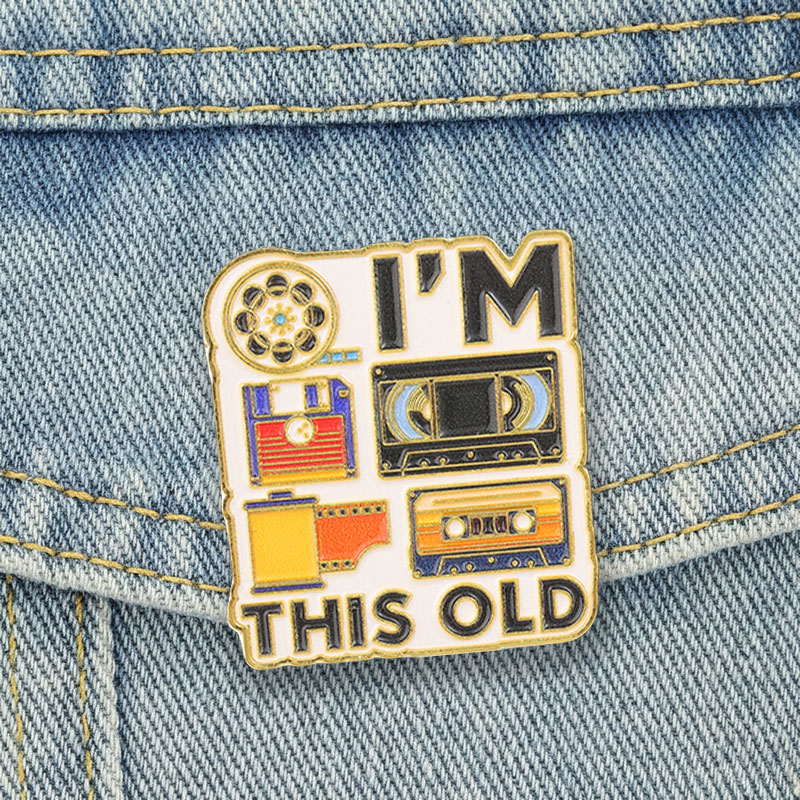 Reel Bag - Ik ben deze oude badge Cartoon