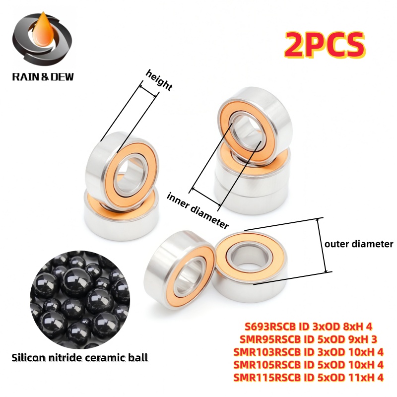 2 stuks miniatuur kogellagers  - Baitcasting Reel recensie en prijs